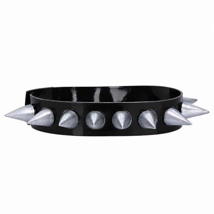 Ketting biker spikes zwart