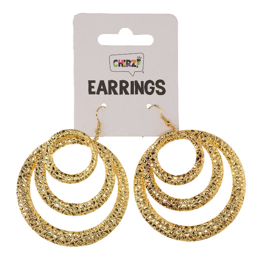 Oorbellen-goudkleurig