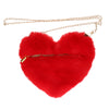 Tas hart fluffy rood