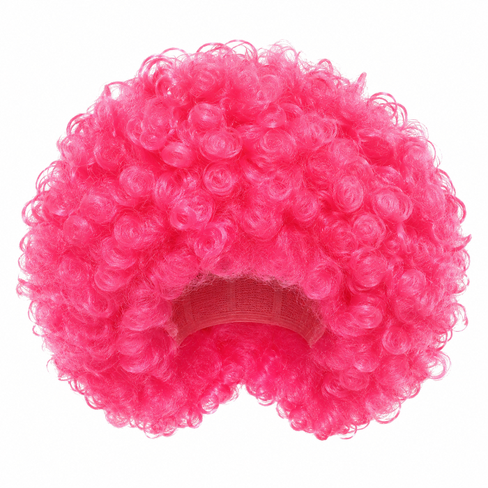 Pruik mega roze