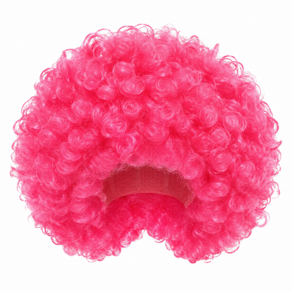 Pruik mega roze