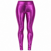 Legging metallic paars - one size