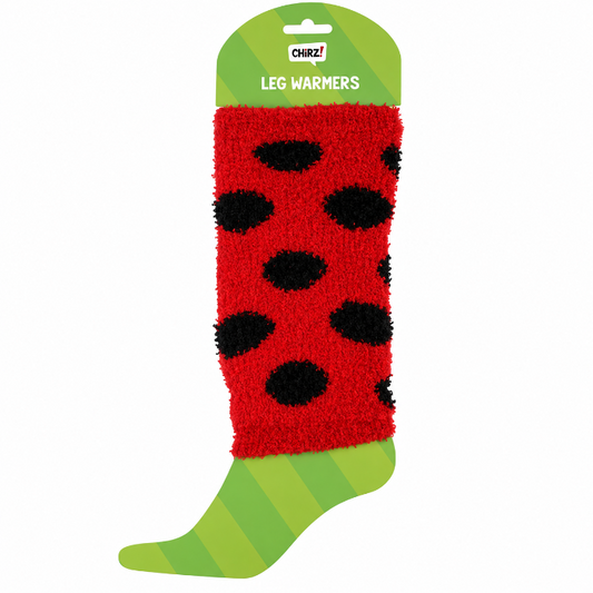 Beenwarmers stippen rood/zwart