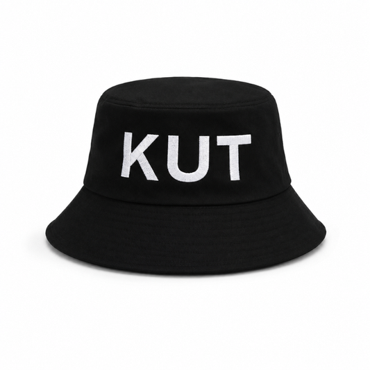 Bucket hoed Kut zwart/wit