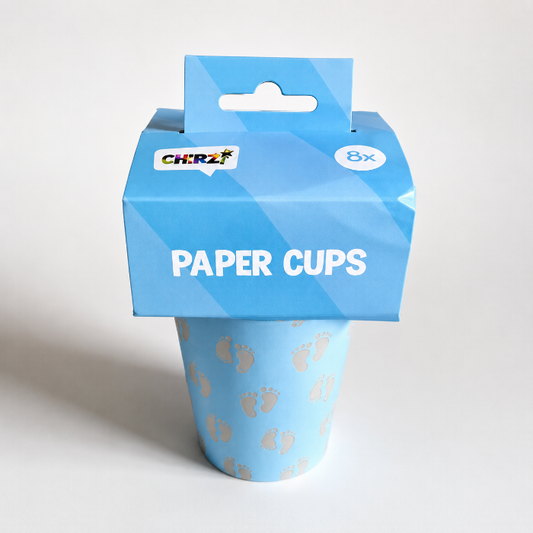papieren-bekers-baby-boy-250ml-8stuks