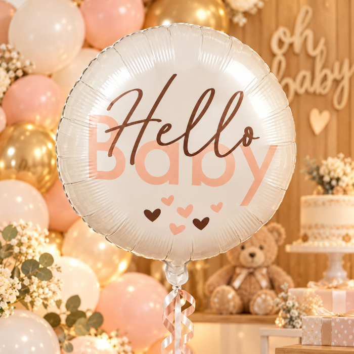 folieballon-geboorte-baby-bruin-45cm