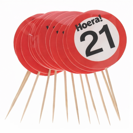 cocktailprikkers-21-jaar-rood-wit-12-stuks