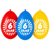 Meerkleurige Ballonnen - 6 jaar - 30cm - 10 stuks
