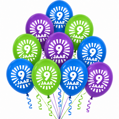 ballonnen-9-jaar-30cm-10-stuks