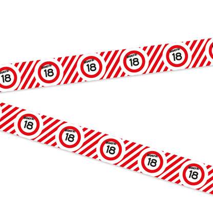 afzetlint-18-jaar-rood-wit-10m