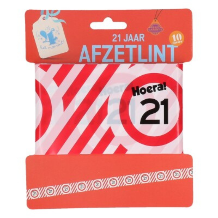 afzetlint-21-jaar-rood-wit-10m-1