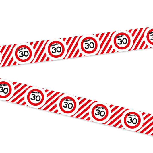 afzetlint-30-jaar-rood-wit-10m