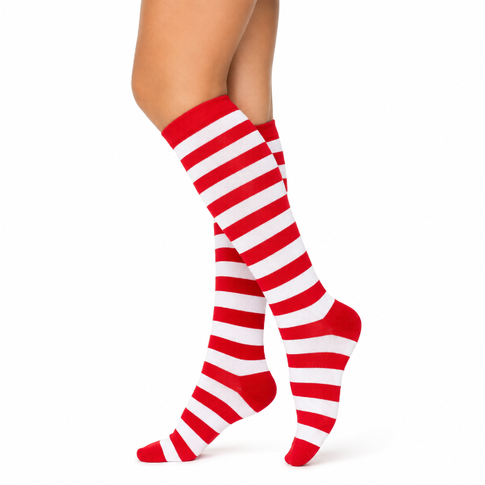 kousen-gestreept-rood-wit-one-size-1