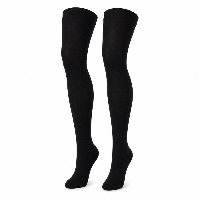 kousen-zwart-one-size