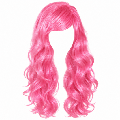 Pruik Sweet shelly roze