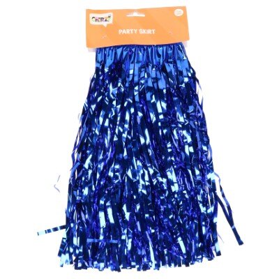 Rokje - glitter - folie - blauw - one size