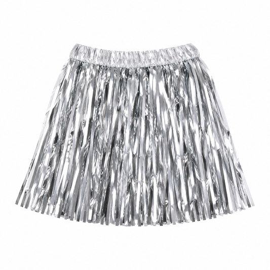 rok-folie-glitter-zilver-one-size