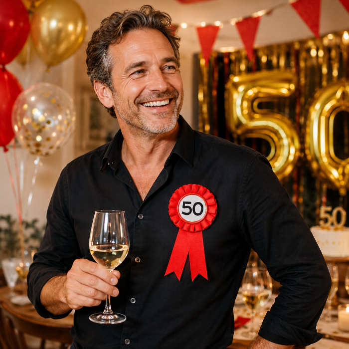 rozet-50-jaar-rood-wit