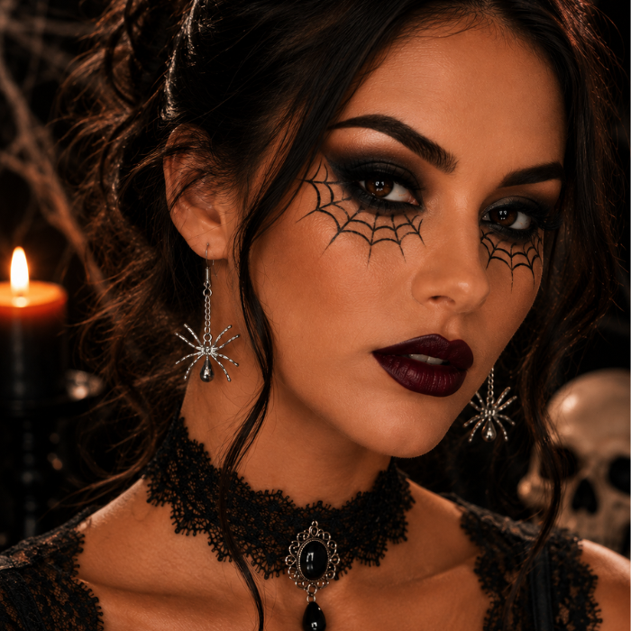 oorbellen-halloween-spin-zwart