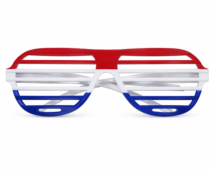 partybril-shutter-rood-wit-blauw