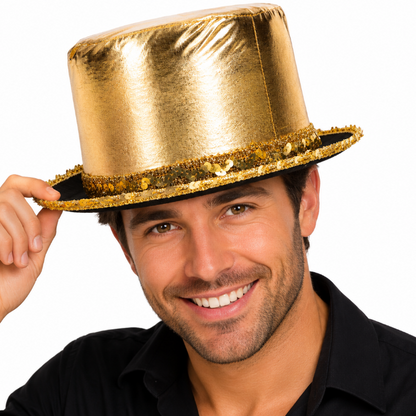 hoed-metallic-goud