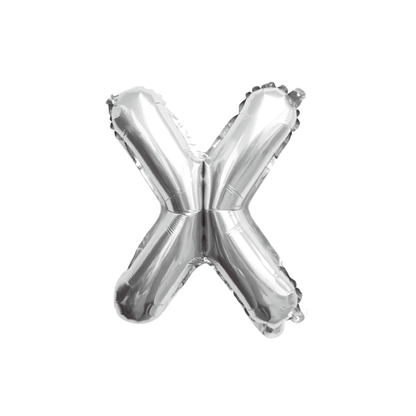 folieballon-letter-zilver-x-zilver
