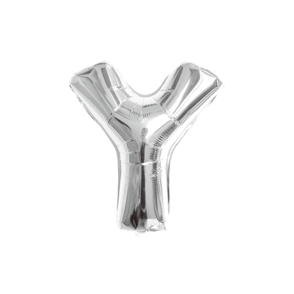 folieballon-letter-y-zilver