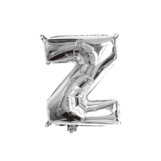 folieballon-letter-z-zilver