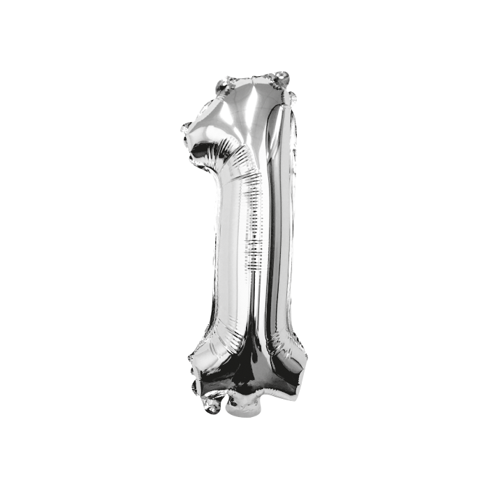 folieballon-cijfer-1-zilver-70cm