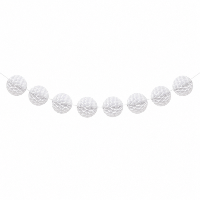 Slinger honeycomb wit 2,5m 8 stuks