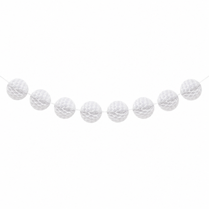 Slinger honeycomb wit 2,5m 8 stuks