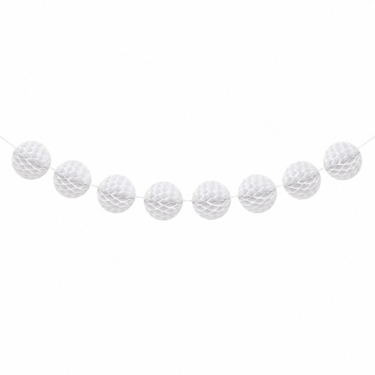 Slinger honeycomb wit 2,5m 8 stuks
