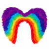 Engelenvleugels veren regenboog