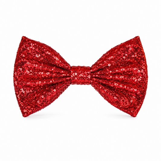 vlinderdas-glitter-rood