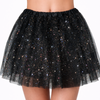 Tutu - glitter - zwart - maat M/L