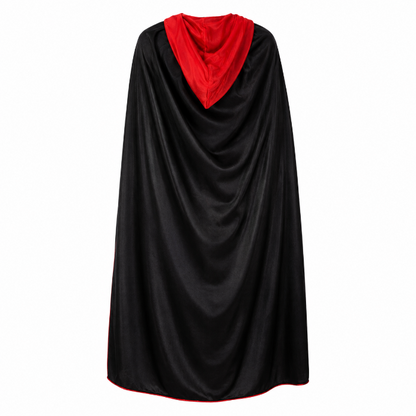 cape-halloween-zwart-rood-maat-m