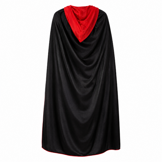 cape-halloween-zwart-rood-maat-s