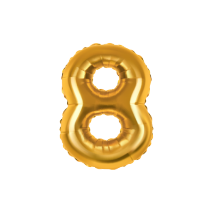 folieballon-cijfer-8-goud-70cm