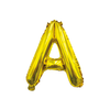 Folieballon letter A Goud - 35 cm