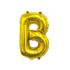 Folieballon letter B goud - 35 cm