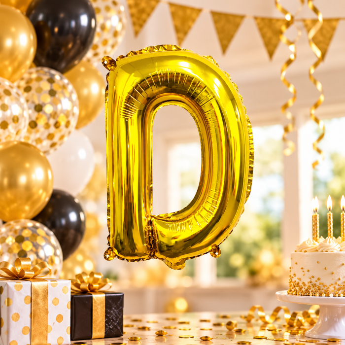 folieballon-letter-d-goud