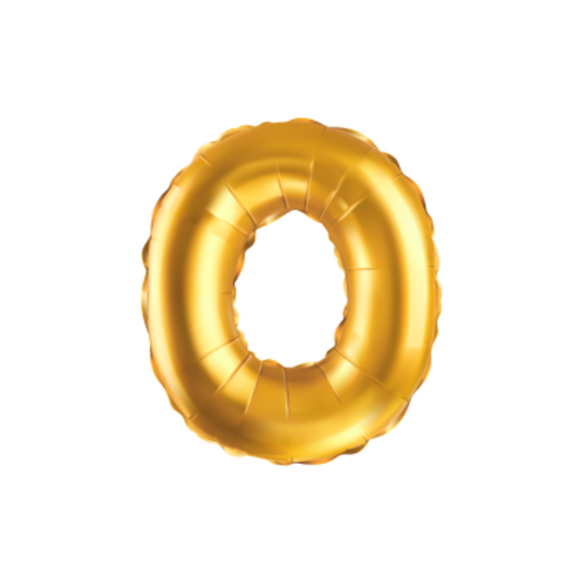 folieballon-letter-o-goud