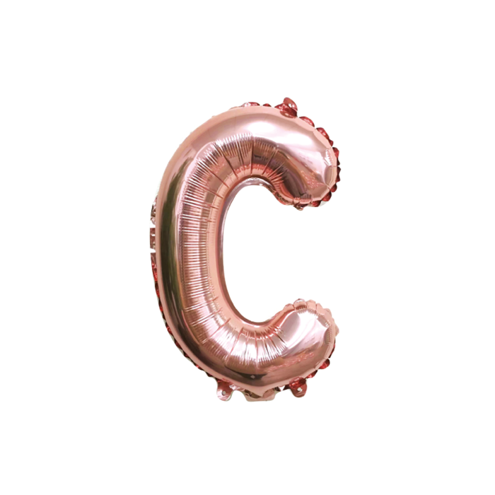 folieballon-letter-c-rose