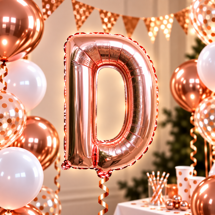 folieballon-letter-d-rose
