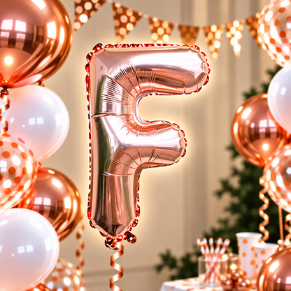 folieballon-letter-f-rose