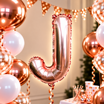 folieballon-letter-j-rose