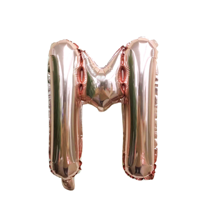 folieballon-letter-m-rose