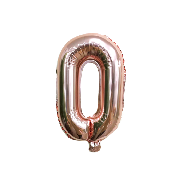 folieballon-letter-o-rose