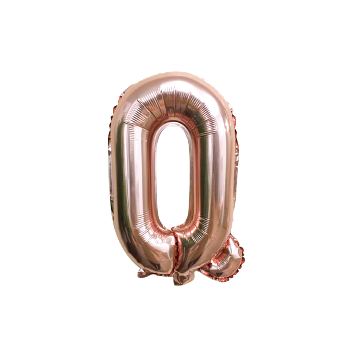 folieballon-letter-q-rose