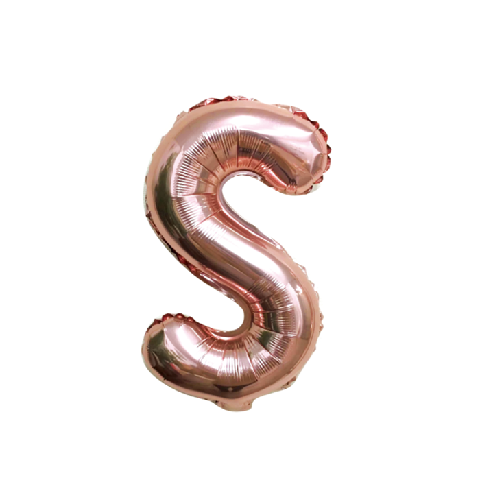 olieballon-letter-s-rose